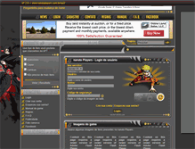 Tablet Screenshot of narutoplayers.com.br